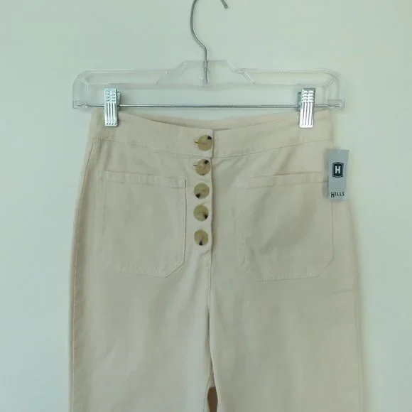 PALOMA WOOL Margherita Cream Ecru Cotton Twill Pants Size EU 34 / XS NWT - Picture 4 of 15
